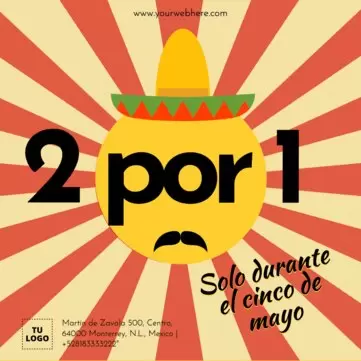 Editar una plantilla del 5 de Mayo