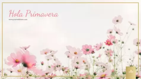 Edita un diseño primaveral