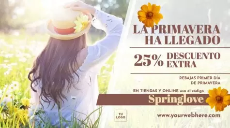 Edita un diseño primaveral