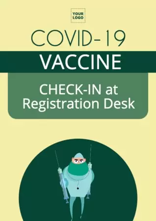 Edit a vaccine test poster