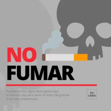 Editar un cartel de no fumar