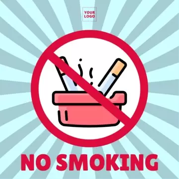 Edit a no smoking template