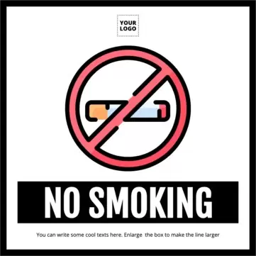 Edit a no smoking template
