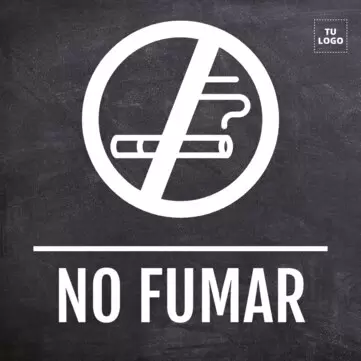 Letrero cartel prohibido fumar para imprimir gratis – Bazar Gráfico