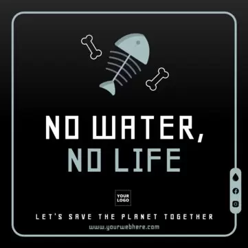 Edit a World Water Day design