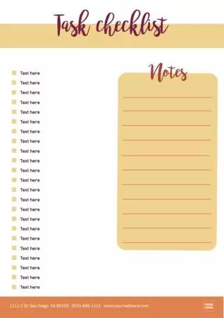 Edit a checklist template