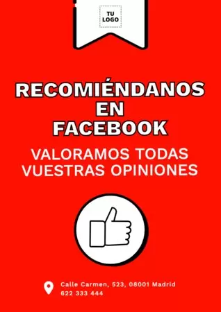 Crea un diseño para pedir reseñas