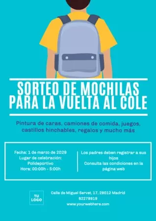 Edita un diseño de vuelta al cole