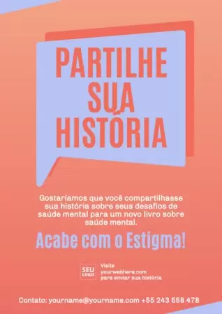 Edite um pôster de saúde mental