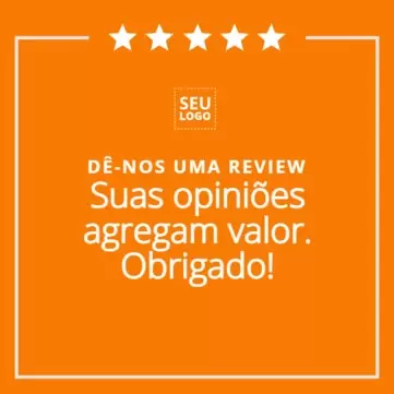 Edite o seu modelo de opiniões de clientes