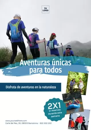 Edita un folleto de escalada