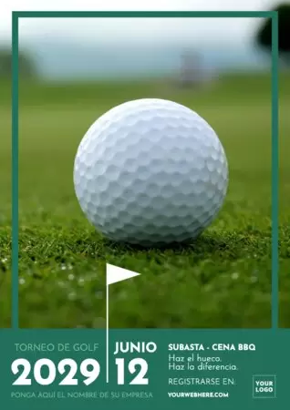 Edita un diseño sobre golf