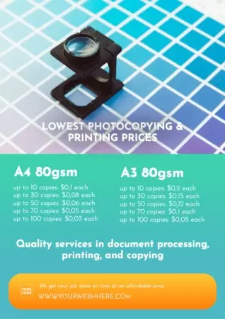 Edit a print store template