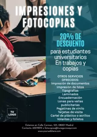 Editar una plantilla para imprentas