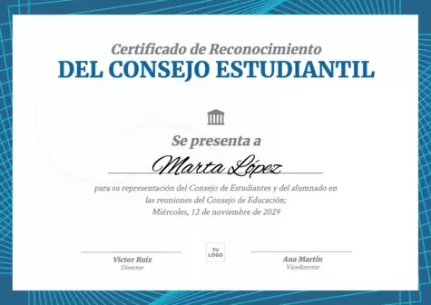 Edita un diseño de Delegado de Clase