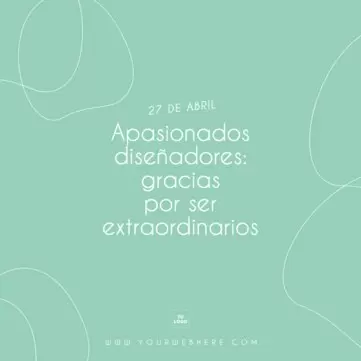 Edita diseños para el Día Mundial del Diseño Gráfico