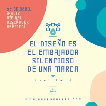 Edita diseños para el Día Mundial del Diseño Gráfico