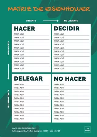 Edita una Matriz Eisenhower