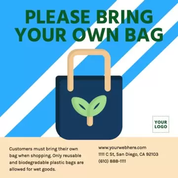 Editar um cartaz para supermercado