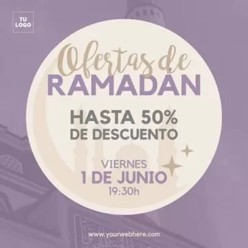 Edita un diseño de Ramadán