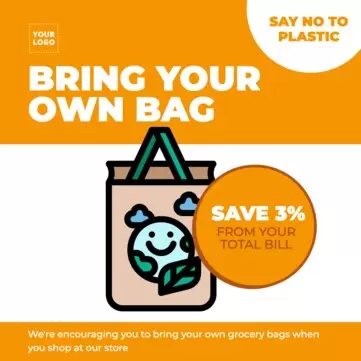 Editar um cartaz para supermercado