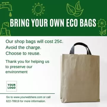 Editar um cartaz para supermercado