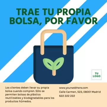 Editar un cartel para supermercado