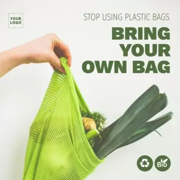 Editar um cartaz para supermercado