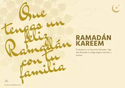 Edita un diseño de Ramadán