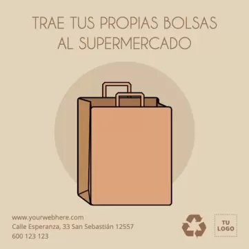 Editar un cartel para supermercado