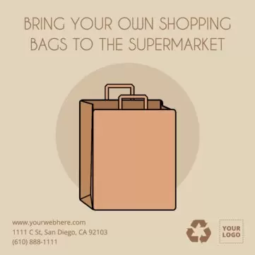 Editar um cartaz para supermercado