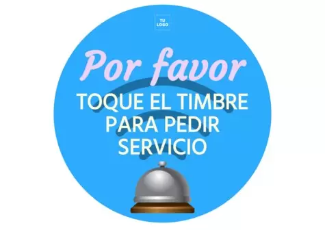 Editar un cartel de tocar el timbre