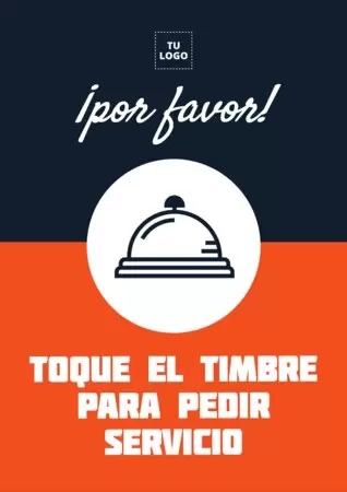 Editar un cartel de tocar el timbre