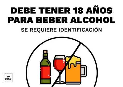 Editar un letrero de No Venta de Alcohol