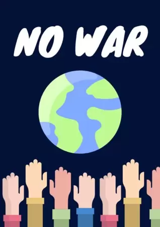 Edytuj plakat bez wojny