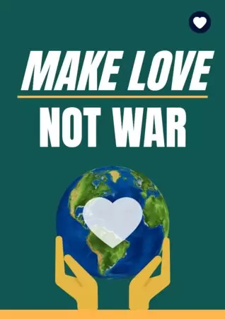 Edytuj plakat bez wojny