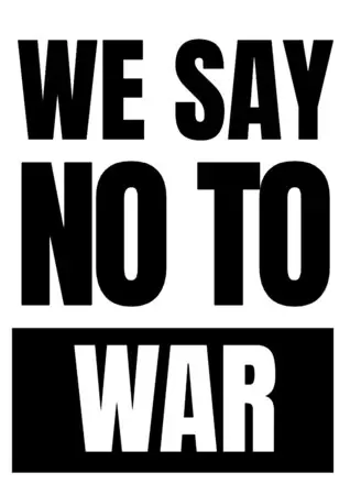 Modifier une affiche de Non à la Guerre