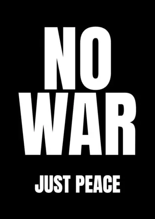 Modifica una locandina “No alla guerra”