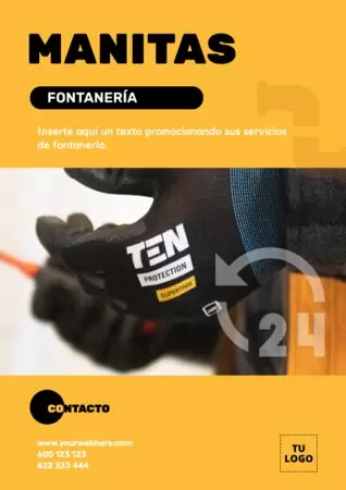 Edita un diseño de fontanería