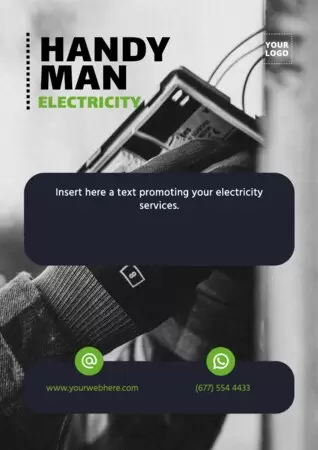 Edytuj projekt plakatu z hydrauliką