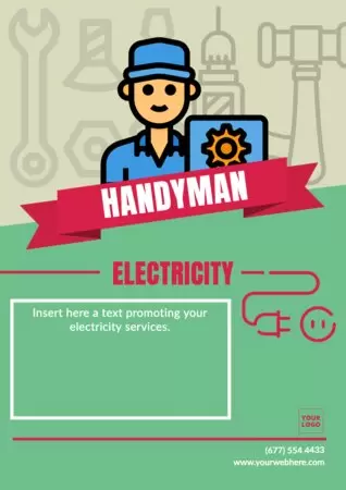 Edytuj projekt plakatu z hydrauliką