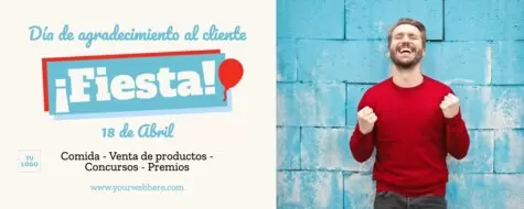 Edita un diseño del Día de Agradecimiento al Cliente