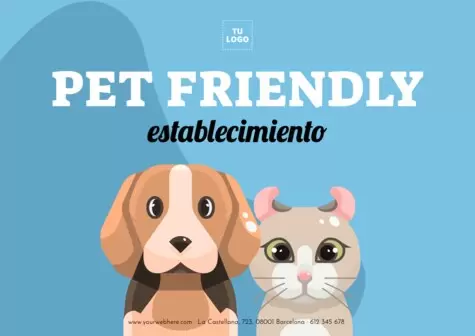 Editar un cartel pet friendly