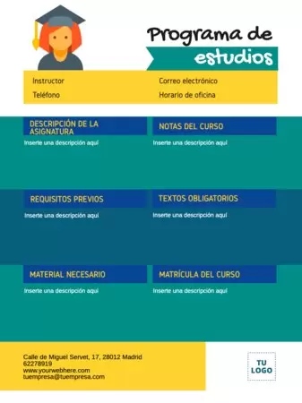 Edita un documento de syllabus