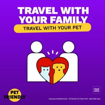 Editar um cartaz sobre animais de estimação