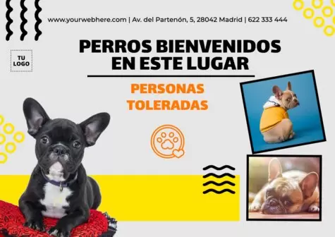 Editar un cartel pet friendly