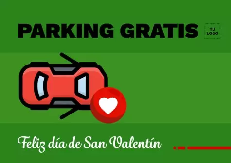 Edita una plantilla de Parking Gratis