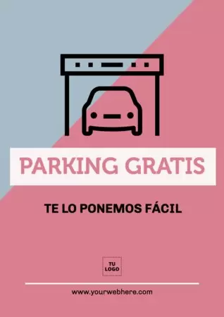 Edita una plantilla de parking gratis