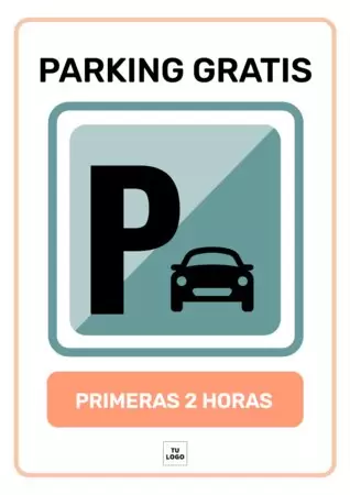 Edita una plantilla de Parking Gratis