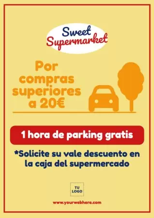 Edita una plantilla de Parking Gratis